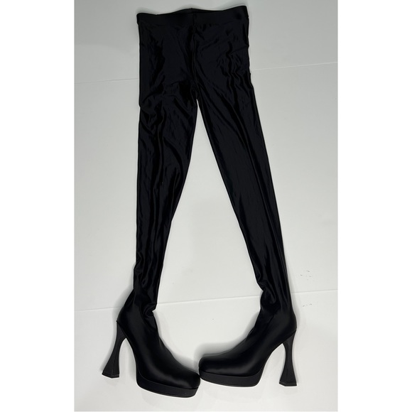 Jeffrey Campbell Pantalones Platform Boots Size 8 - Picture 6 of 16